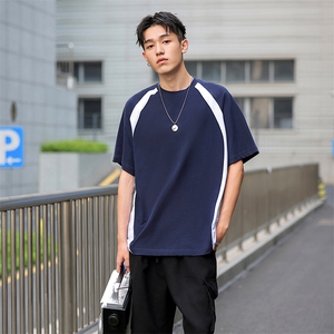 32支 双纱240克 8色S-3XL 棉 男女款T恤,男装T恤,星座301D-4(原星座1004-4）