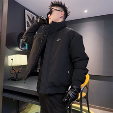 AY120/P148控188冬季社会小伙立领百搭休闲加厚外套棉服男卡其首，男装棉衣，星座305B-1
