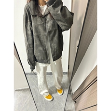 【有货】5333CC-特P80夹棉麂皮衣外套男加厚翻领棉衣，男装夹克，星座1007（原301D）