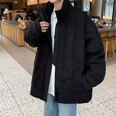 冬季加厚棉服男女立领美式复古设计感痞帅外套面包服MY1133-p88，男装棉衣，星座1008