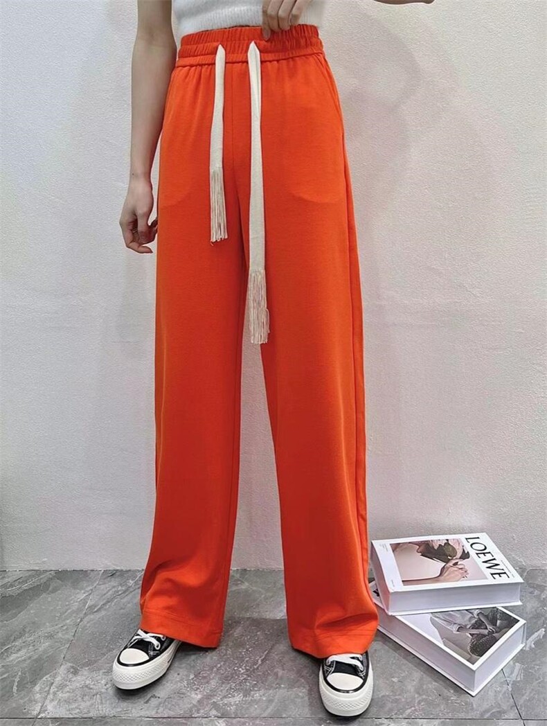 现货：冰丝空气层阔腿裤，其它，金川古韵(4F)