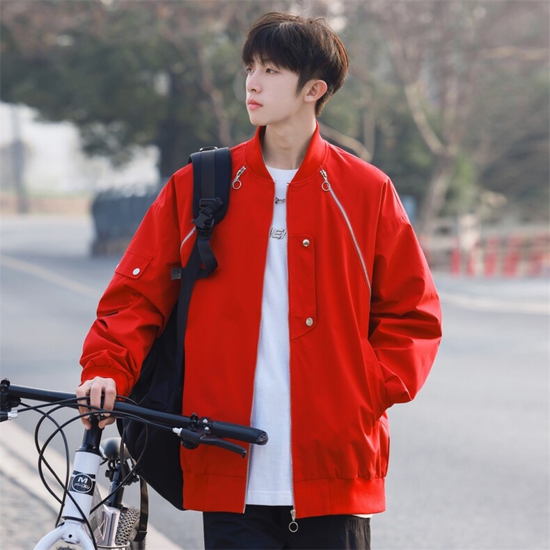 2025春季飞行员夹克美式重磅新款棒球服JK0026-P85,男装夹克,星座109