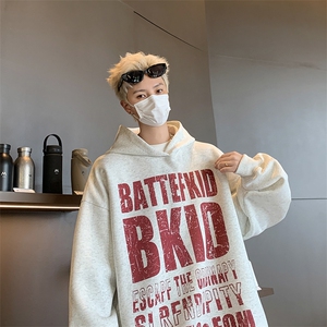 F451P48男女同款卫衣潮流时尚男2024新款美式高级开衫复古重磅图片