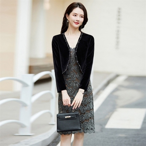 2025新款披肩配旗袍女百搭短外套西装上衣图片
