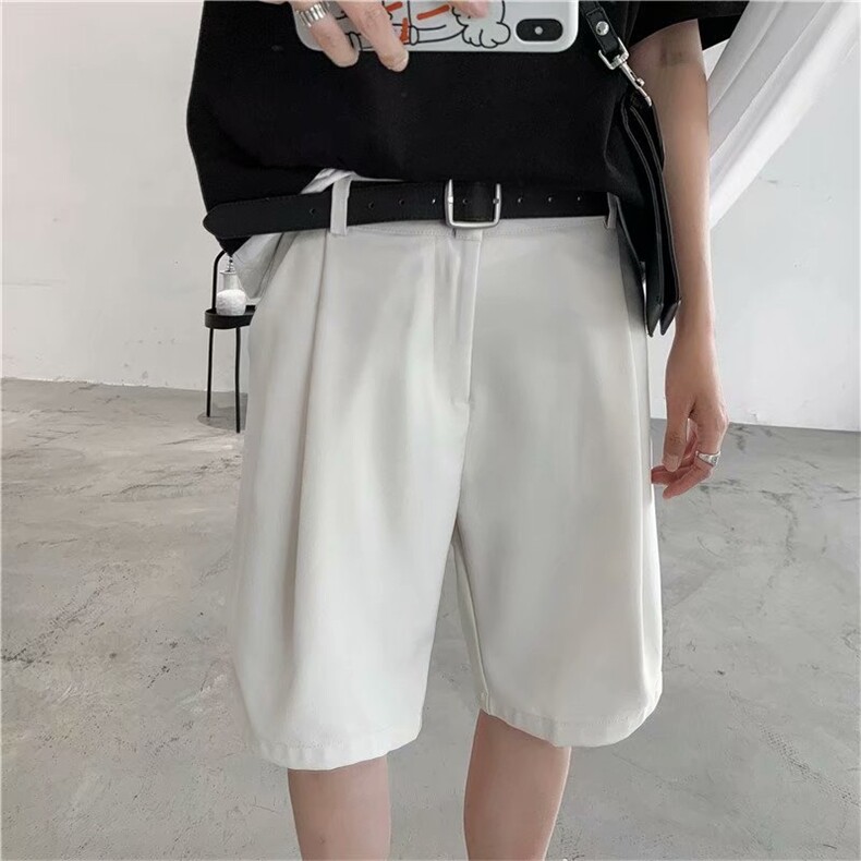 夏季西裤男直筒宽松韩版潮流港风百搭休闲潮西装五分短裤D112-P28,男装牛仔裤,星座1008-1