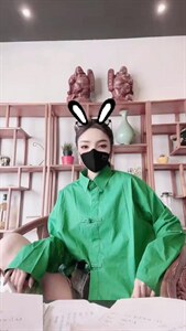 风盘扣衬衣 颜色版型赞赞赞图片