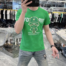 新款时尚高端精品欧货夏季男T恤短袖潮流抖音A227B-A-723-P48，男装T恤，电商A227B（原钱塘4066-1）