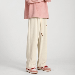 2026秋冬雪尼尔贴标休闲裤长裤大码M~5XL XZ604-KG45-P55控68图片