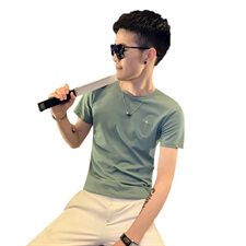 T男士短袖t恤潮牌ins夏季修身风半袖潮流，男装T恤，星座102A（原电商D309-1）