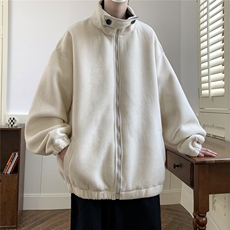 春秋重磅摇粒绒外套加厚夹克日系上衣小众款1016-1JK63P85K115，男装夹克，星座1016-1（原电商B408-1）