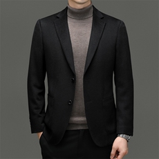 CK6667钱塘2020-2商务休闲百搭冬季厚款中年男士毛呢外套P350，男装毛呢大衣，钱塘207-2