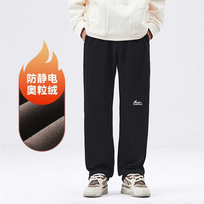 A178-1DY588AP75奥粒绒秋冬季美式休闲针织卫裤,男装休闲裤,电商A178-1