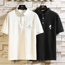 PL57036-P35翻领短袖polo衫男大码胖子半袖t恤男有领保罗衫，男装Polo衫，电商A040A