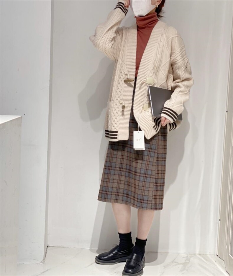 牛角扣开衫，其它，驿谷