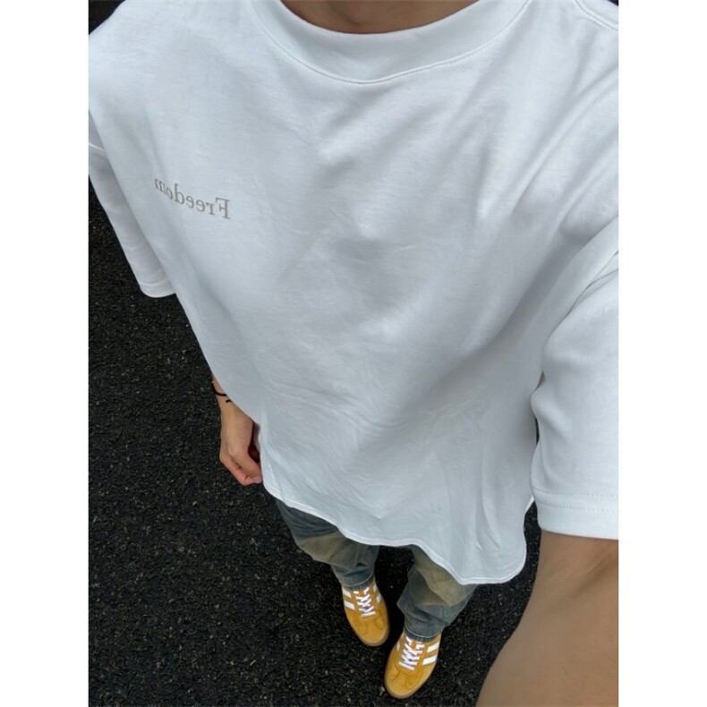 网图有货美式复古潮牌短袖男欧美斯巴达圆领T恤女A333-P25,男装T恤,星座1505