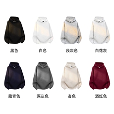 抖音得物二开26春装美式高街短款廓形连帽卫衣男女外套LM01，女装短外套，电商A486-1
