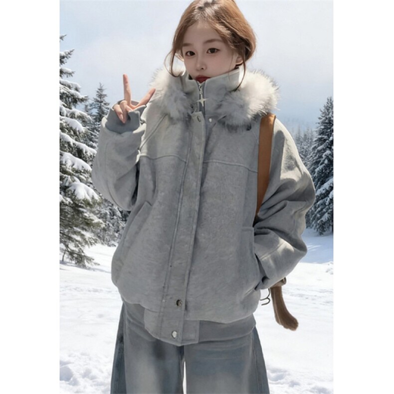 派克羽绒服女款东北防寒服美式座山雕连帽棉服外套M7886,男装羽绒服,星座1116A（原606A-3）