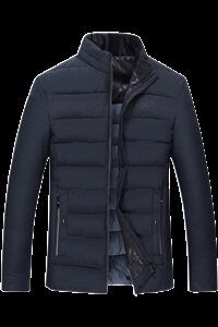 6802/P80 爸爸短款棉袄中老年立领休闲商务棉服中年休闲商务棉衣图片
