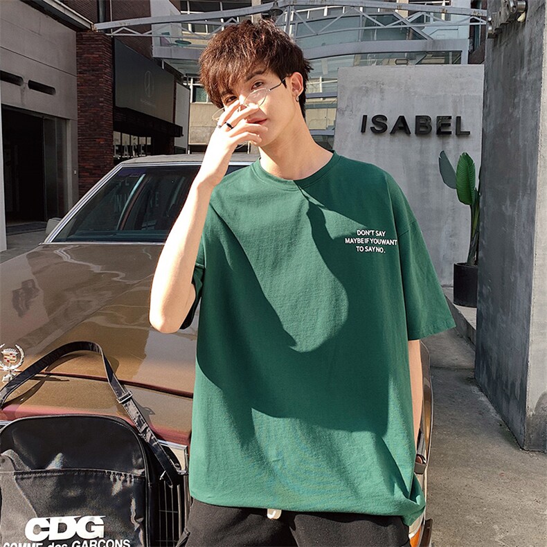 714-3-1112男装新款夏时尚港风体恤短袖高品质纯棉T恤v，男装T恤，星座714-1