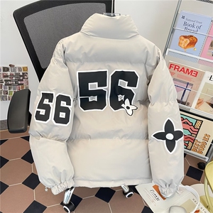 棉服男冬季新款面包服棉加厚保暖棉衣外套女ins新款LM90833-p93图片