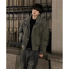 美式短款棉服男冬季新款加厚廓形面包棉服立领棉衣外套MY302，男装棉衣，星座1116A（原606A-3）
