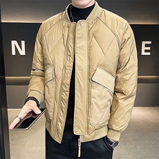 春秋季新款男士立领夹克简约高级棉衣外套时尚MY615-P86，男装夹克，星座208-5