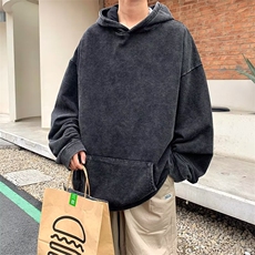 卫衣男春秋连帽美式oversize潮牌宽松运动长袖外套WL50，女装短外套，星座1116A-1（原606A）