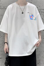 HT73262-P22华夫格t恤男短袖男大码五分袖大皂风，男装T恤，电商A040