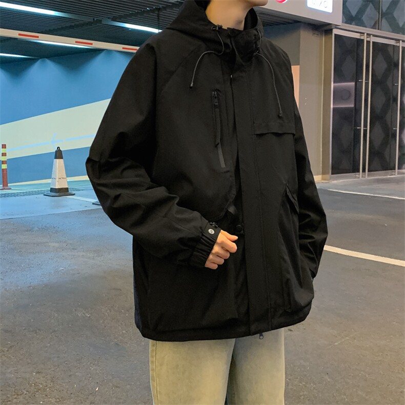 夹克外套男冲锋衣春秋季短款登山男士休闲工装轻户外JK136-P88,男装夹克,星座308B-2
