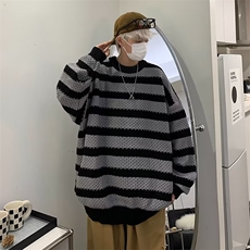 美式圆领毛衣男慵懒风休闲针织衫M7128P46，男装针织衫/毛衣，星座1116-2
