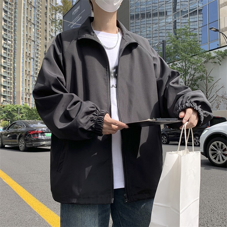 2023春季新大码宽松纯色男款潮流boy夹克J6200-P40,男装夹克,星座1115-1