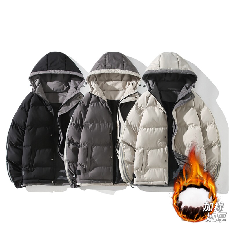 三防料 抖音品质 现货10W件 宽松加绒加厚棉衣外套棉服BM333特P85图片