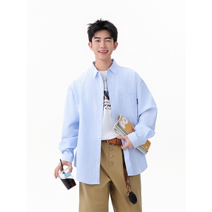 条纹长袖衬衫222-2-CS91-P68卖88图片