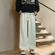 8XL-M秋冬特大码胖子运动裤灯芯绒卫裤男9028P45控58，男装休闲裤，电商D206-1