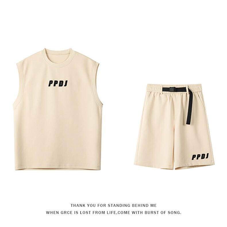 特批P65无差价夏季面料：棉48.8%聚酯纤维46.0%T5196+DK5986，男装休闲套装，电商A001