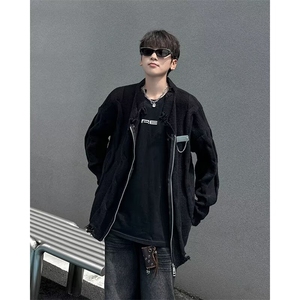 针织开衫破洞男女韩版潮流高街帅2024秋冬新款2024毛衣MZ568-P53图片
