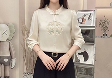 2025新款短袖纽扣款百搭简约，女装T恤，思沃羊绒