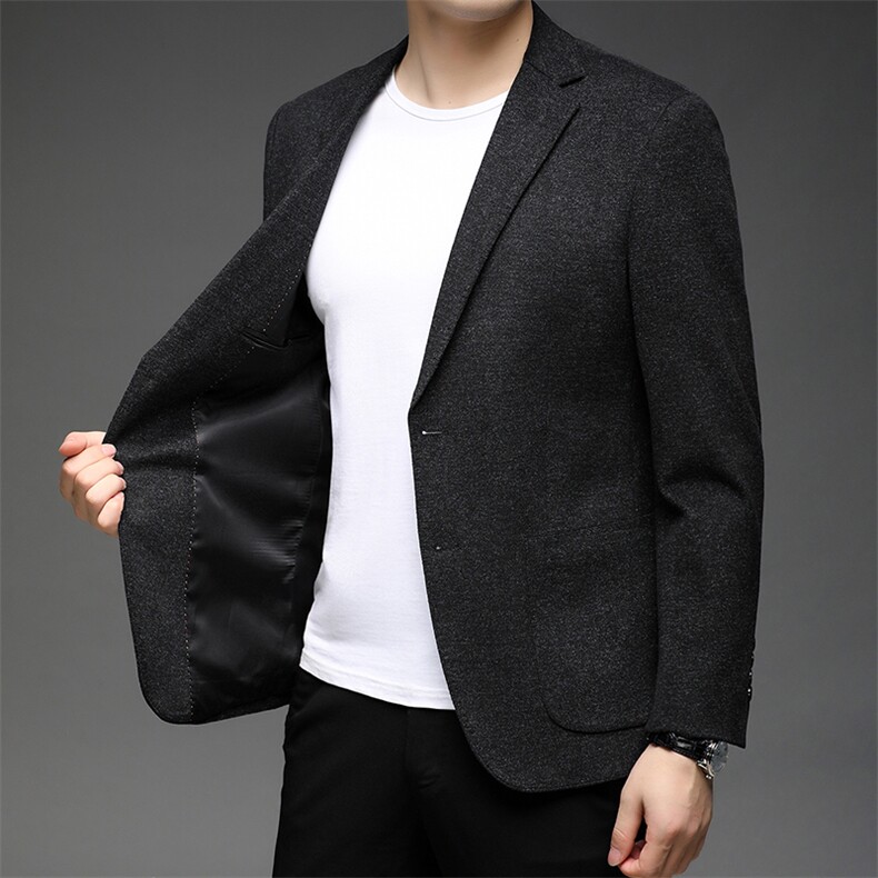 YL3311男式2023秋季新款西装男西服简约外套商务休闲P,男装西服,电商B360
