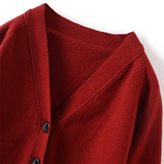 时尚儿童双V领开衫秋冬保暖休闲针织衫，童装儿童针织衫，伊美侕