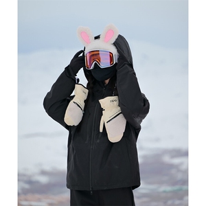 24冬户外运动双板防水滑雪服男中性风加棉加厚保暖外套M77-P160图片