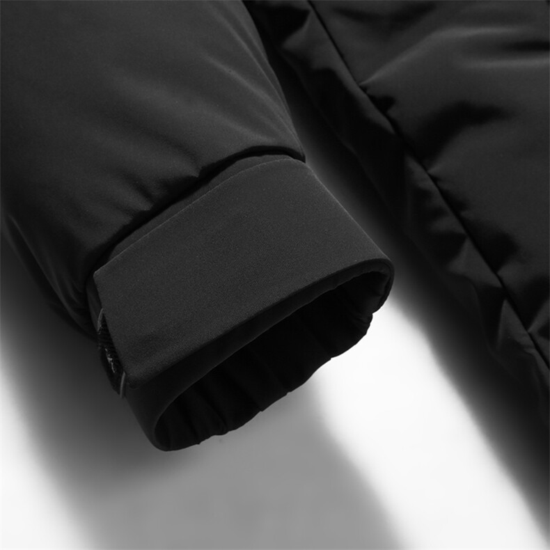 羽绒服男中长款2023新款冬装时尚立领男士休闲外套HYD2125-P305,男装羽绒服,电商B212（原钱塘6029）