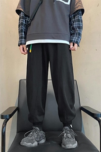 202-7-G 新款秋装卫裤男长裤运动针织裤宽松男士休闲裤图片