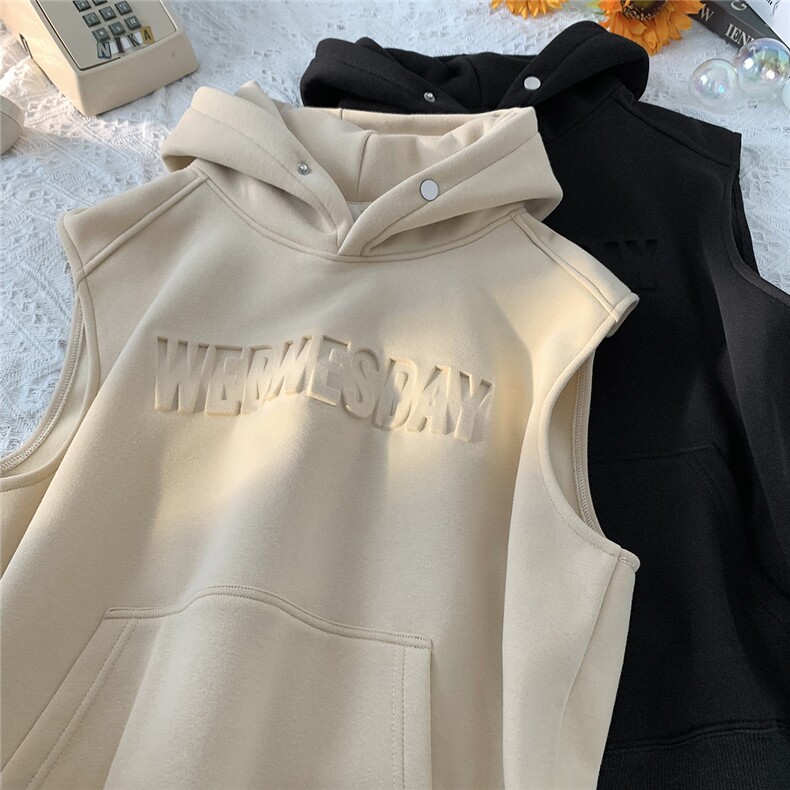 大货主推大码秋季重磅高品质时尚坎肩连帽卫衣JF32-特P55控78，男装卫衣，电商A422-1