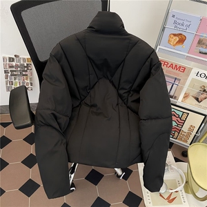 复古飞行员夹克衫男冬季美式宽松拉链设计感棒球服外套MF355-P89图片