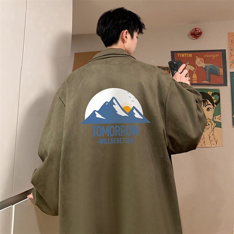麂皮绒夹克男大码立领褂子外套JK85235-P68加绒款-P78,男装夹克,电商A040