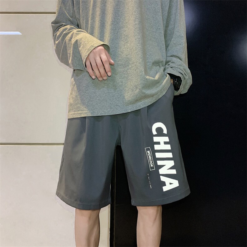 百搭短裤男士夏季2023新款潮牌五分裤运动休闲裤DK519特批25,男装休闲裤,星座718-1