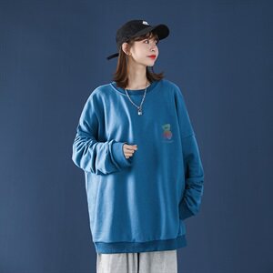 男士宽松套头潮流圆领青春休闲卫衣上衣外套9710/图片