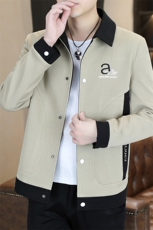秋季新款男式翻领刺绣夹克外套型男休闲百搭青年外套男J129-P73，男装夹克，星座310B-3