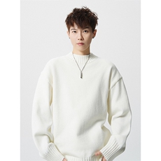 8XL-M圆领毛衣男秋冬保暖针织打底衫新款内搭上衣厚MY1218P45控68，男装T恤，电商D206-1