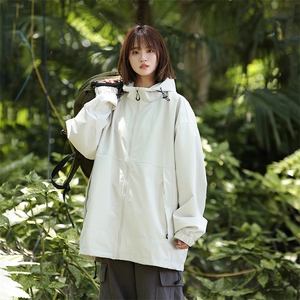 815A-MJ78382-65特秋冬装新款工装服三防冲锋衣外套夹克女模图片